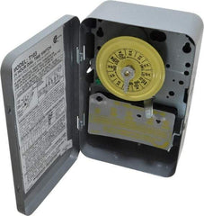 Intermatic - 24 hr Indoor Analog Electromechanical Timer Switch - 1 to 12 On/Off, 125 VAC, 60 Hz, - All Tool & Supply