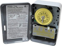 Intermatic - 24 hr Indoor Analog Electromechanical Timer Switch - 1 to 12 On/Off, 208 to 277 VAC, 60 Hz, - All Tool & Supply