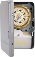 Intermatic - 7 Day Indoor Analog Electromechanical Timer Switch - 6 On/Off per Day, 208 to 277 VAC, 60 Hz, - All Tool & Supply