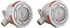 Federal Signal Corp - 6-1/2" Diam, 24 Volt Electronic Horn - 1.2 Amps, 110 Decibles at 10', Vibrating, Explosion Proof - All Tool & Supply