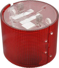 Federal Signal Corp - Incandescent Lamp, Red, Flashing and Steady, Stackable Tower Light Module - 24 VDC, 0.76 Amp, 1 NEMA Rated, Base Mount - All Tool & Supply