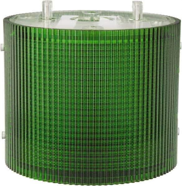 Federal Signal Corp - Incandescent Lamp, Green, Flashing and Steady, Stackable Tower Light Module - 24 VDC, 0.76 Amp, 1 NEMA Rated, Base Mount - All Tool & Supply