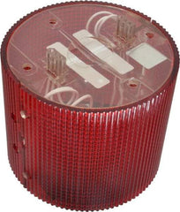 Federal Signal Corp - Incandescent Lamp, Red, Flashing and Steady, Stackable Tower Light Module - 120 VAC, 0.13 Amp, 1 NEMA Rated, Base Mount - All Tool & Supply