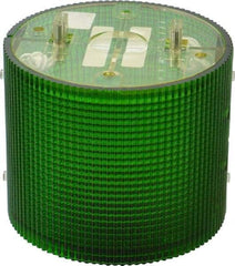 Federal Signal Corp - Incandescent Lamp, Green, Flashing and Steady, Stackable Tower Light Module - 120 VAC, 0.13 Amp, 1 NEMA Rated, Base Mount - All Tool & Supply