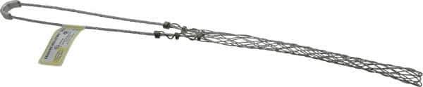 Hubbell Wiring Device-Kellems - 0.85 to 1 Inch Cable Diameter, Galvanized Steel, Single Loop Support Grip - 16 Inch Long, 1,400 Lb. Breaking Strength, 8 Inch Mesh Length - All Tool & Supply