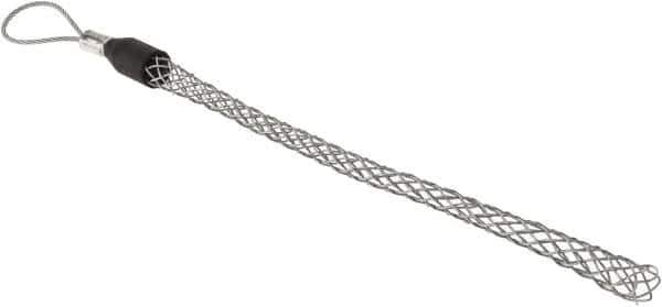 Hubbell Wiring Device-Kellems - Flexible Eye, Single Weave Mesh, Steel Wire Pulling Grip - 10" Mesh, 0.63 to 0.74" Cable Diam - All Tool & Supply