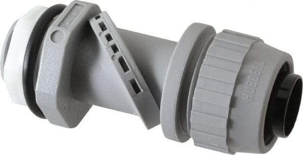 Hubbell Wiring Device-Kellems - 3/4" Trade, Thermoplastic Push In Straight Liquidtight Conduit Connector - Noninsulated - All Tool & Supply