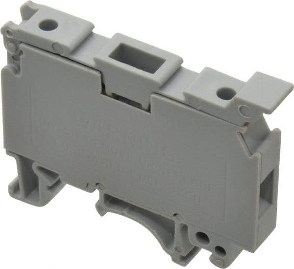 ACI - 300 Volt, 6.3 Amp, 14 to 131°F, Fused Terminal Block - 20 to 12 AWG Compatibility, 42-1/2mm High x 58mm Deep - All Tool & Supply