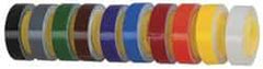 3M - 8' Long x 0.215" Wide, Polyester Film, Write On Tape Refills - Multicolor Background, Self Adhesive, Blank - All Tool & Supply