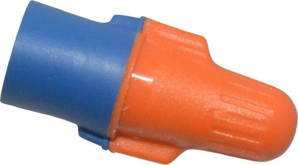 3M - 2, 22 to 3, 12 AWG, 600 Volt, Flame Retardant, Wing Twist on Wire Connector - Blue & Orange, 221°F - All Tool & Supply