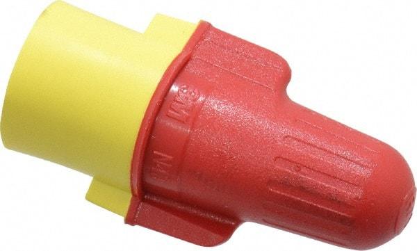 3M - 2, 18 to 2, 8 AWG, 600 Volt, Flame Retardant, Wing Twist on Wire Connector - Red & Yellow, 221°F - All Tool & Supply