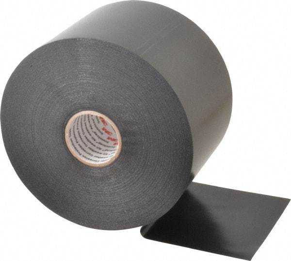 3M - 4" x 100', Black Vinyl Electrical Tape - Series 51, 20 mil Thick, 575 V/mil Dielectric Strength, 40 Lb./Inch Tensile Strength - All Tool & Supply