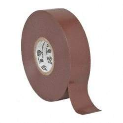 3M - 3/4" x 66', Brown Vinyl Electrical Tape - Series 35, 7 mil Thick, 1,250 V/mil Dielectric Strength, 17 Lb./Inch Tensile Strength - All Tool & Supply