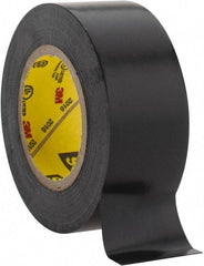 3M - 3/4" x 20', Black Vinyl Electrical Tape - Series 33+, 7 mil Thick, 1,150 V/mil Dielectric Strength, 15 Lb./Inch Tensile Strength - All Tool & Supply