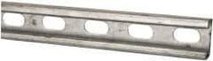 Thomas & Betts - 10' Long x 1-5/8" Wide x 13/16" High, 14 Gauge, Strip Steel, Half Slot Framing Channel & Strut - 0.075" Thick, Pre-Galvanized - All Tool & Supply