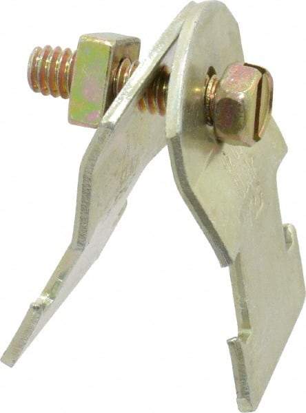 Thomas & Betts - 1/2" Pipe, 16 Gauge" Pipe or Tube Clamp - Gold Galvanized, 650 Lb Capacity - All Tool & Supply