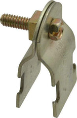 Thomas & Betts - 3/4" Pipe, 16 Gauge" Pipe or Tube Clamp - Gold Galvanized, 650 Lb Capacity - All Tool & Supply