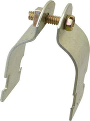 Thomas & Betts - 1-1/2" Pipe, 14 Gauge" Pipe or Tube Clamp - Gold Galvanized, 1,000 Lb Capacity - All Tool & Supply