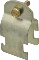 Thomas & Betts - 3/4" Pipe, 14 Gauge" Pipe or Conduit Clamp - Gold Galvanized, Rigid & IMC Conduit - All Tool & Supply