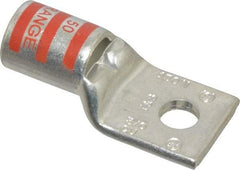 Thomas & Betts - 3/0 AWG Noninsulated Compression Connection Square Ring Terminal - 5/16" Stud, 1.98" OAL x 0.92" Wide, Tin Plated Copper Contact - All Tool & Supply