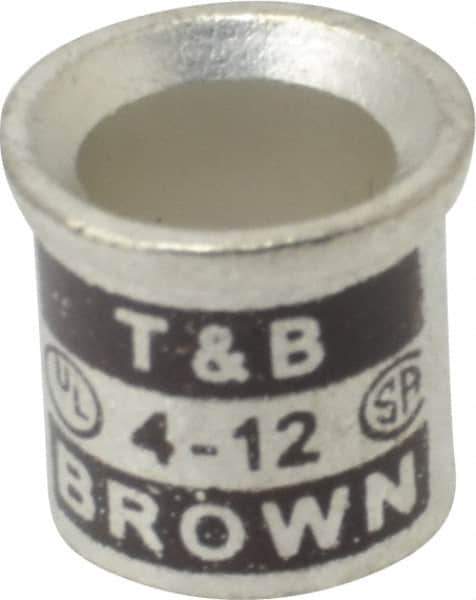 Thomas & Betts - (3) 8 to (1) 4 with (2) 10 AWG Bullet Connector - Brown Insulation - All Tool & Supply