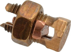 Thomas & Betts - 12 to 10 AWG, Copper Wire Compatible, Copper Alloy, Hex Split Bolt Connector - 25/32" OAL, 3/8" Head Width, 1/2" Base Width - All Tool & Supply