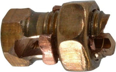 Thomas & Betts - 10 to 8 AWG, Copper Wire Compatible, Copper Alloy, Hex Split Bolt Connector - 25/32" OAL, 3/8" Head Width, 1/2" Base Width - All Tool & Supply