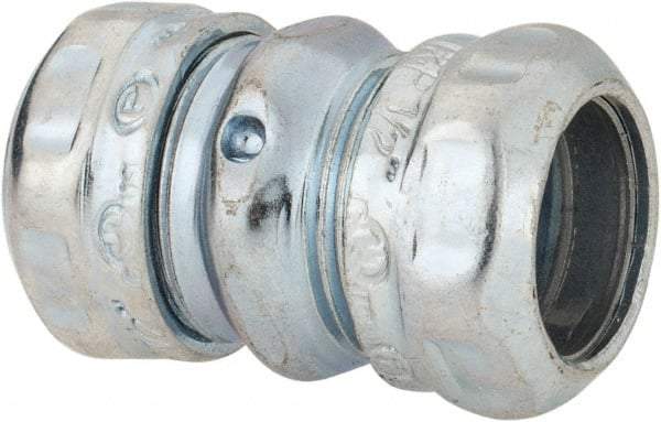 Thomas & Betts - 1/2" Trade, Steel Compression EMT Conduit Coupling - Noninsulated - All Tool & Supply