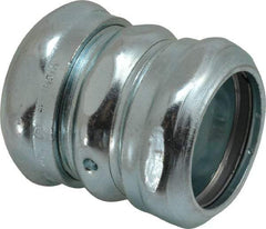 Thomas & Betts - 1-1/4" Trade, Steel Compression EMT Conduit Coupling - Noninsulated - All Tool & Supply