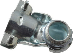 Thomas & Betts - 3/4" Trade, Malleable Iron Squeeze Clamp 90° FMC Conduit Connector - Noninsulated - All Tool & Supply