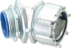 Thomas & Betts - 1-1/2" Trade, Malleable Iron Threaded Angled Liquidtight Conduit Connector - Insulated - All Tool & Supply