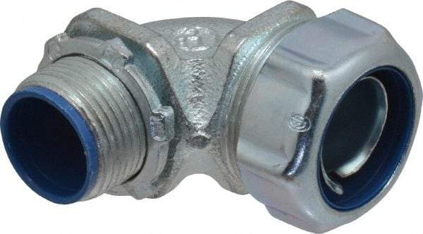 Thomas & Betts - 3/4" Trade, Malleable Iron Threaded Angled Liquidtight Conduit Connector - Insulated - All Tool & Supply