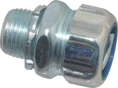 Thomas & Betts - 1/2" Trade, Steel Threaded Straight Liquidtight Conduit Connector - Noninsulated - All Tool & Supply