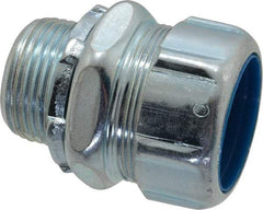 Thomas & Betts - 1" Trade, Steel Threaded Straight Liquidtight Conduit Connector - Noninsulated - All Tool & Supply