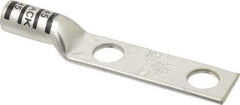 Thomas & Betts - 2/0 AWG Noninsulated Compression Connection Rectangle Ring Terminal - 1/2" Stud, 4.2" OAL x 0.83" Wide, Tin Plated Copper Contact - All Tool & Supply