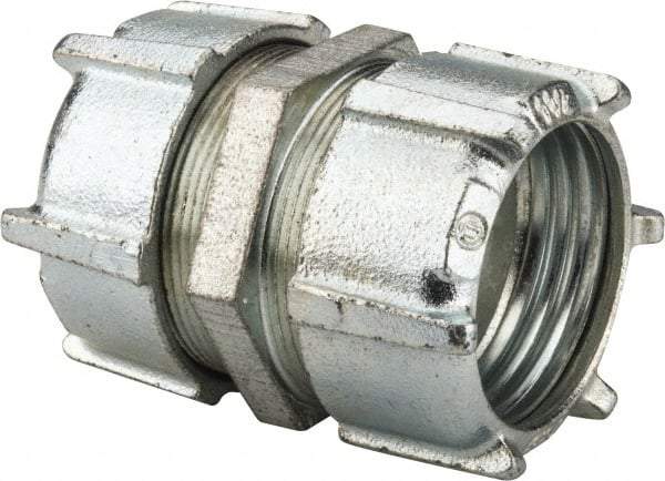 Thomas & Betts - 1-1/2" Trade, Malleable Iron Compression Rigid/Intermediate (IMC) Conduit Coupling - Noninsulated - All Tool & Supply