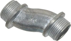 Thomas & Betts - 3/4" Trade, Die Cast Zinc Threaded Rigid/Intermediate (IMC) Conduit Nipple - Noninsulated - All Tool & Supply