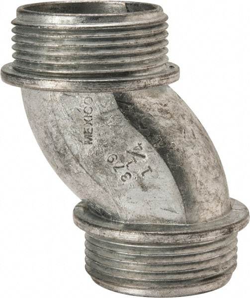 Thomas & Betts - 1-1/4" Trade, Die Cast Zinc Threaded Rigid/Intermediate (IMC) Conduit Nipple - Noninsulated - All Tool & Supply