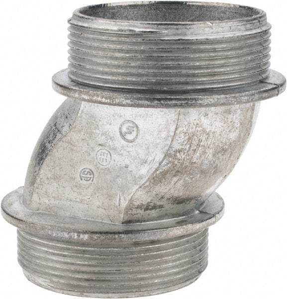 Thomas & Betts - 2" Trade, Die Cast Zinc Threaded Rigid/Intermediate (IMC) Conduit Nipple - Noninsulated - All Tool & Supply