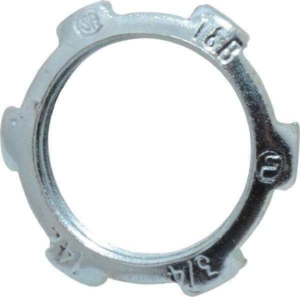 Thomas & Betts - 3/4" Trade, Steel Threaded Rigid/Intermediate (IMC) Conduit Locknut - Noninsulated - All Tool & Supply