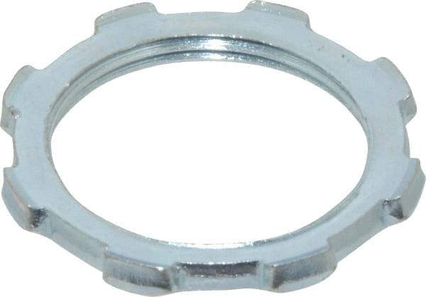 Thomas & Betts - 1-1/4" Trade, Steel Threaded Rigid/Intermediate (IMC) Conduit Locknut - Noninsulated - All Tool & Supply