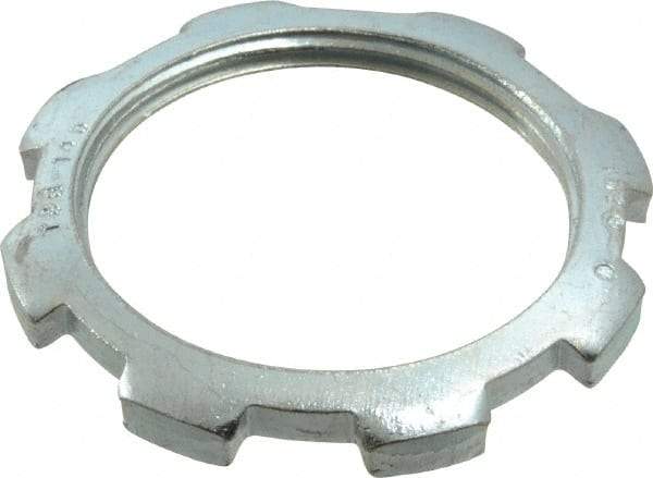 Thomas & Betts - 1-1/2" Trade, Steel Threaded Rigid/Intermediate (IMC) Conduit Locknut - Noninsulated - All Tool & Supply