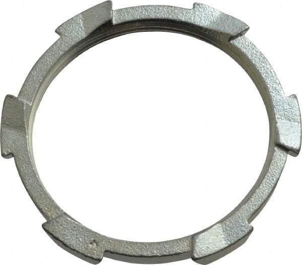 Thomas & Betts - 3" Trade, Malleable Iron Threaded Rigid/Intermediate (IMC) Conduit Locknut - Noninsulated - All Tool & Supply