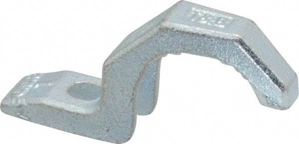 Thomas & Betts - 1" Pipe, Steel, Hot Dipped Galvanized" Pipe or Conduit Strap - 1/4" Bolt, 1 Mounting Hole - All Tool & Supply