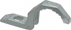 Thomas & Betts - 1-1/4" Pipe, Steel, Hot Dipped Galvanized" Pipe or Conduit Strap - 3/8" Bolt, 1 Mounting Hole - All Tool & Supply