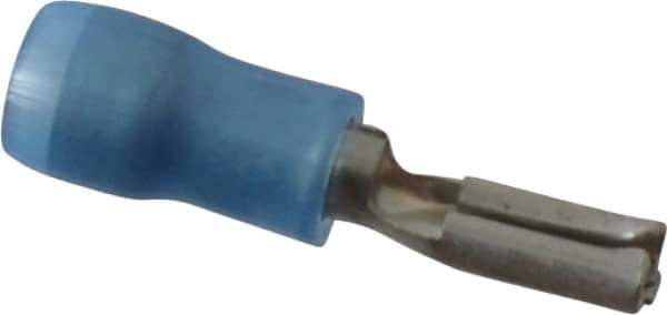 Thomas & Betts - 16 to 14 AWG, Nylon, Fully Insulated, Female Wire Disconnect - 0.11 Inch Wide Tab, Blue, RoHS Compliant, UL 94 V-2 - All Tool & Supply