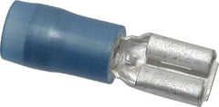 Thomas & Betts - 16 to 14 AWG, Nylon, Fully Insulated, Female Wire Disconnect - 3/16 Inch Wide Tab, Blue, CSA Certified, RoHS Compliant, UL 94 V-2, UL File E66716, UL Listed - All Tool & Supply