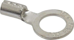 Thomas & Betts - 8 AWG Noninsulated Crimp Connection Circular Ring Terminal - 1/2" Stud, 1.49" OAL x 0.82" Wide, Tin Plated Copper Contact - All Tool & Supply