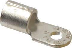 Thomas & Betts - 4 AWG Noninsulated Crimp Connection Circular Ring Terminal - #10 Stud, 1.16" OAL x 0.48" Wide, Tin Plated Copper Contact - All Tool & Supply