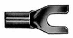 Thomas & Betts - 1/4" Stud, 18 to 14 AWG Compatible, Noninsulated, Crimp Connection, Standard Fork Terminal - All Tool & Supply